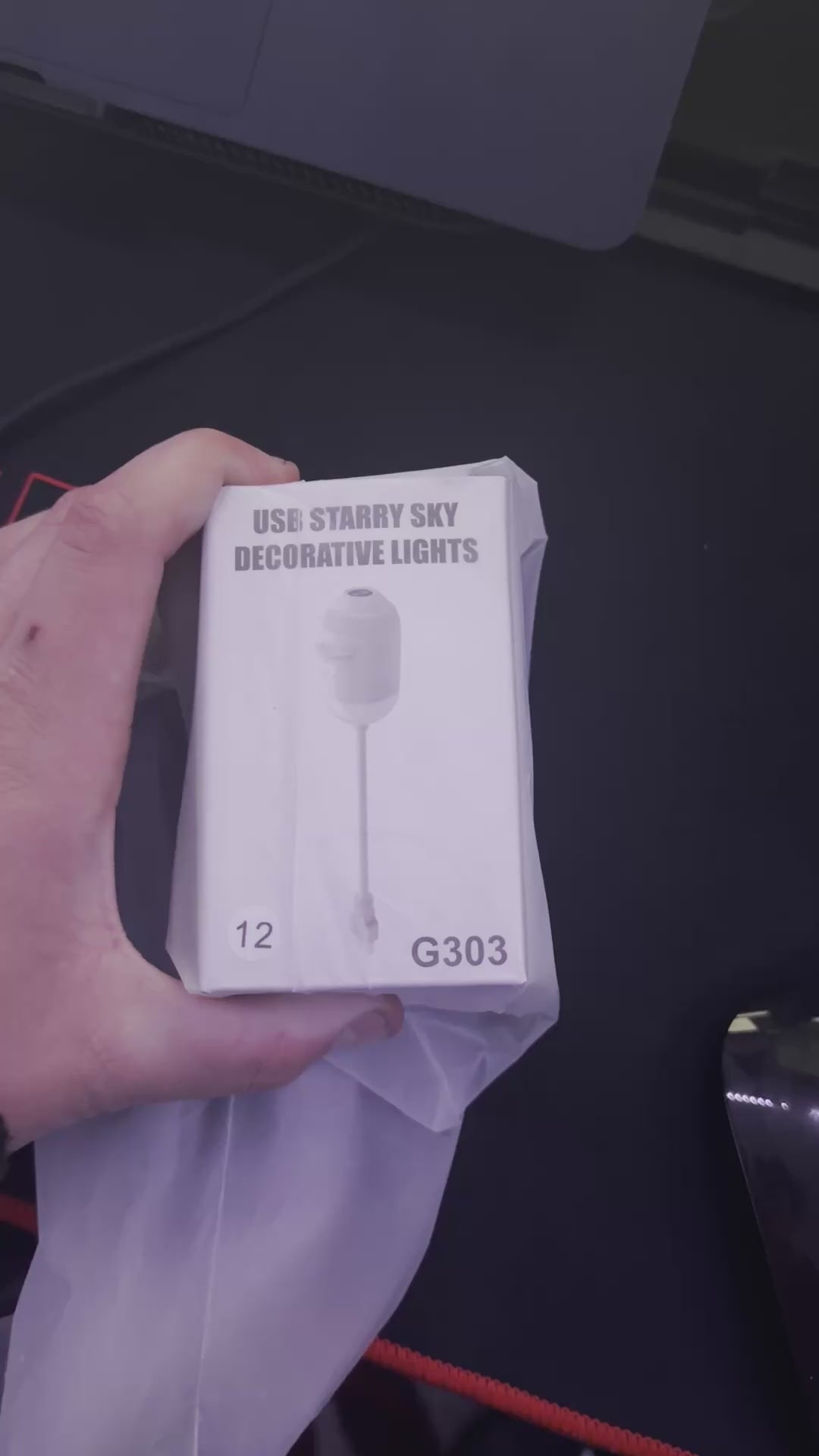 Lunova Sky unboxing and real ceiling projection
